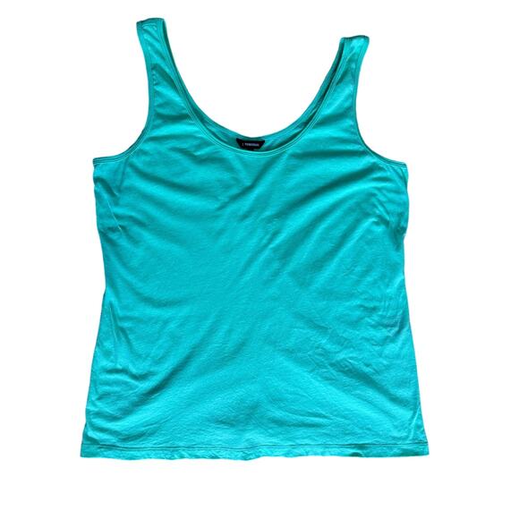 J. Peterman | Cotton Light Green Tank | Size Large - Picture 8 of 8